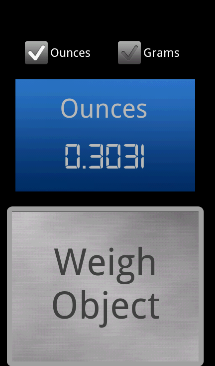 無料で使える重さを計るアプリ