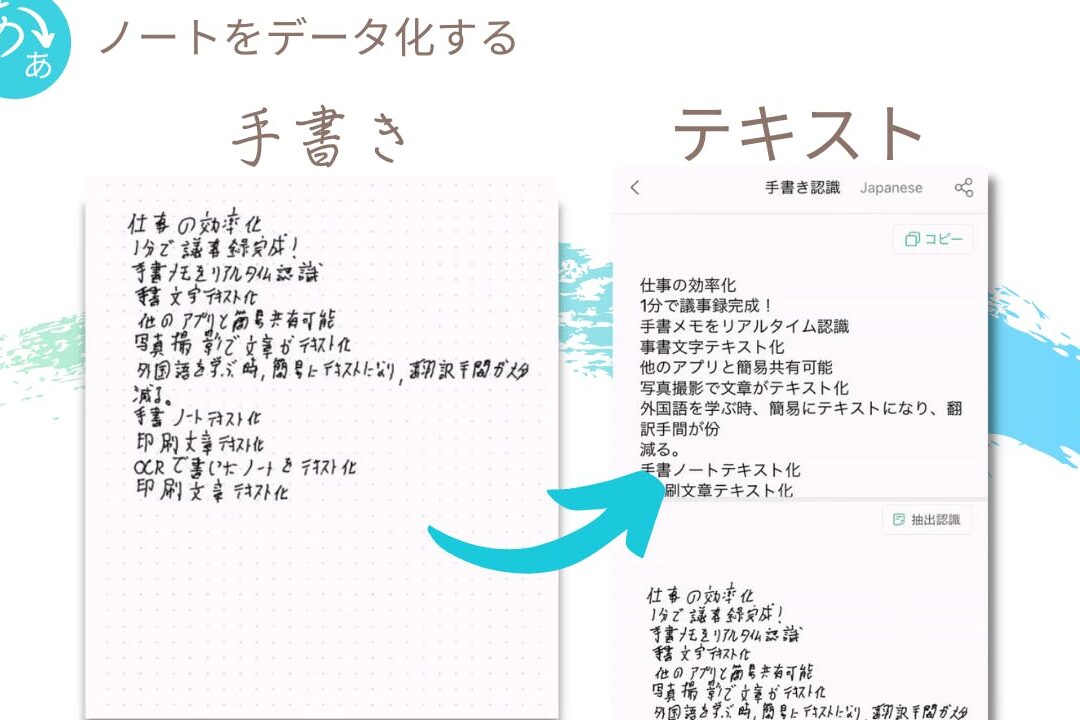 無料で手書きメモをデジタル化する方法
