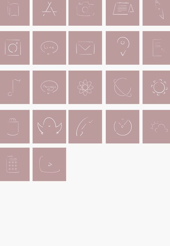 LINEアプリアイコンをおしゃれにカスタマイズ