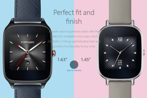 ASUS、Android Wearスマートウォッチ「ZenWatch 2」を国内発売へ。女性向け18mmバンドも