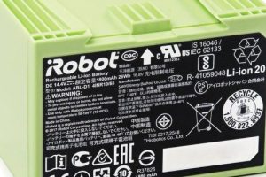 ルンバの純正リチウムイオンバッテリーの容量は？