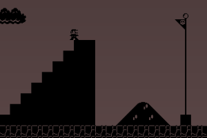 背景でマリオができる！遊び心のあるブログ