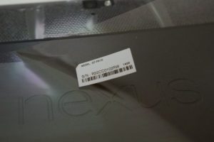 Nexus 10のシリアル番号を画面から確認する方法